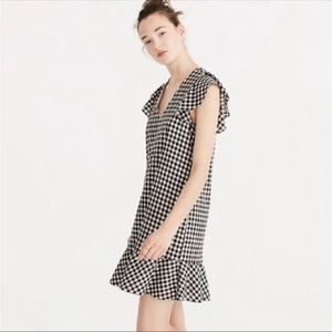 COPY - Madewell Ruffle Gingham dress